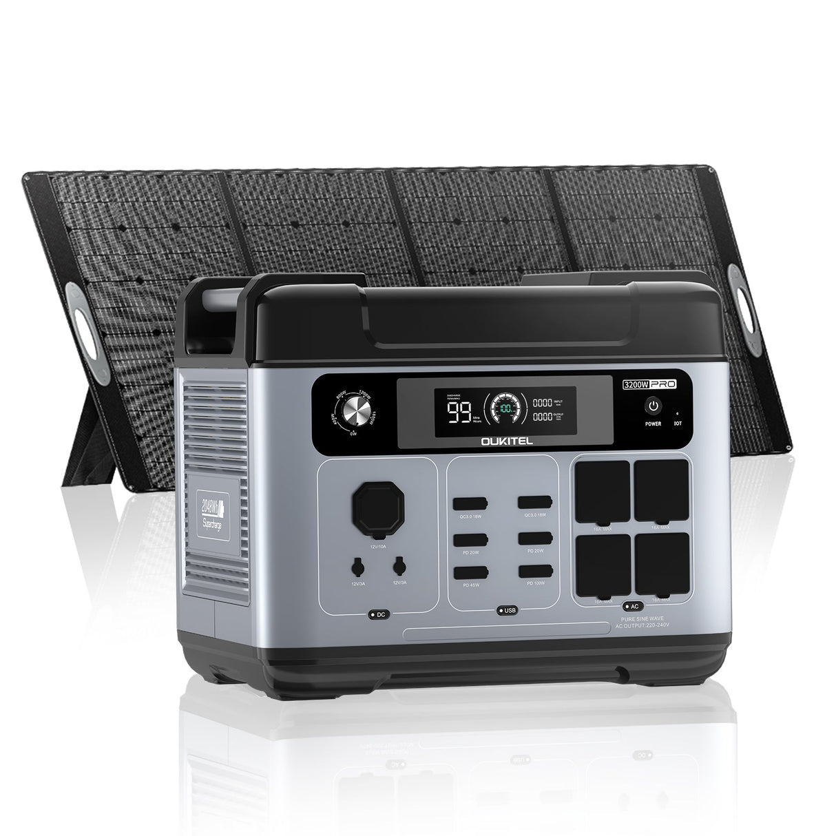 Supply America P2001 Pro Portable Power Station 3200W | 2048Wh