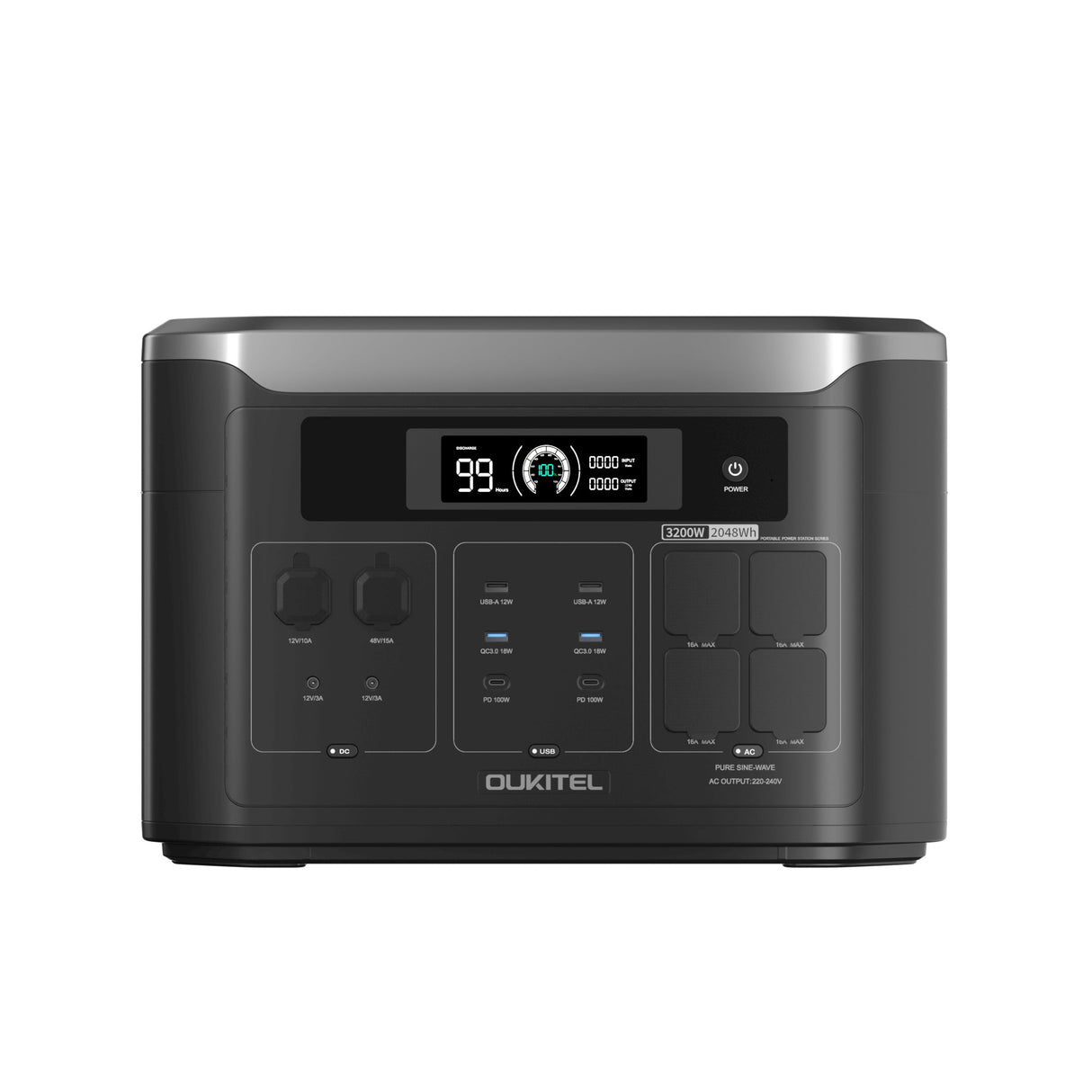 Supply America BP3001E Portable Power Station 3200W | 2048Wh