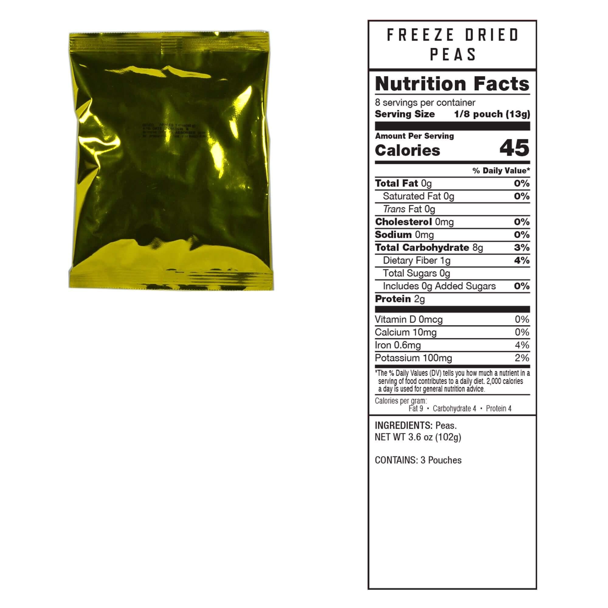 720 Servings Freeze Dried Vegetable Bundle