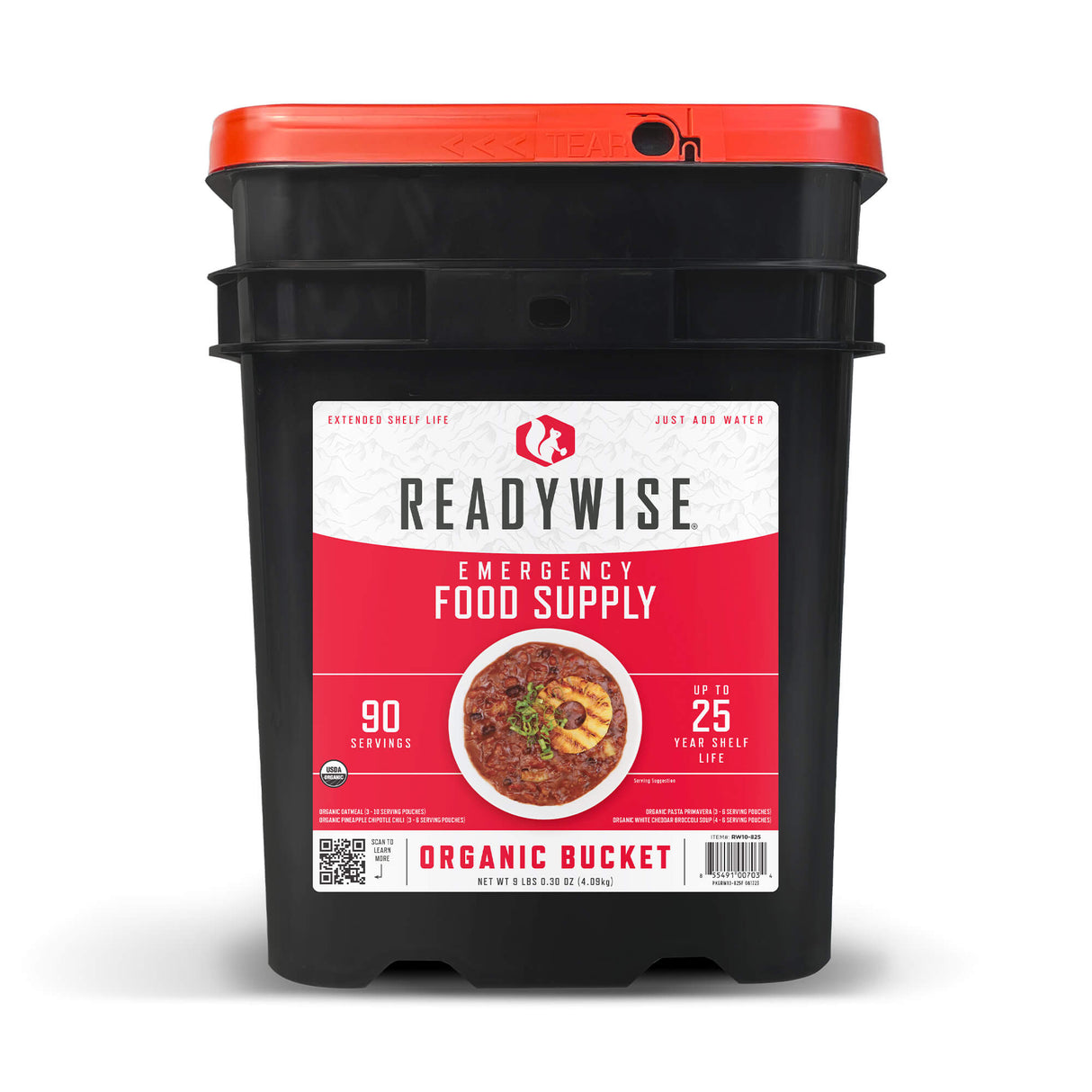 90 Servings Organic Bucket