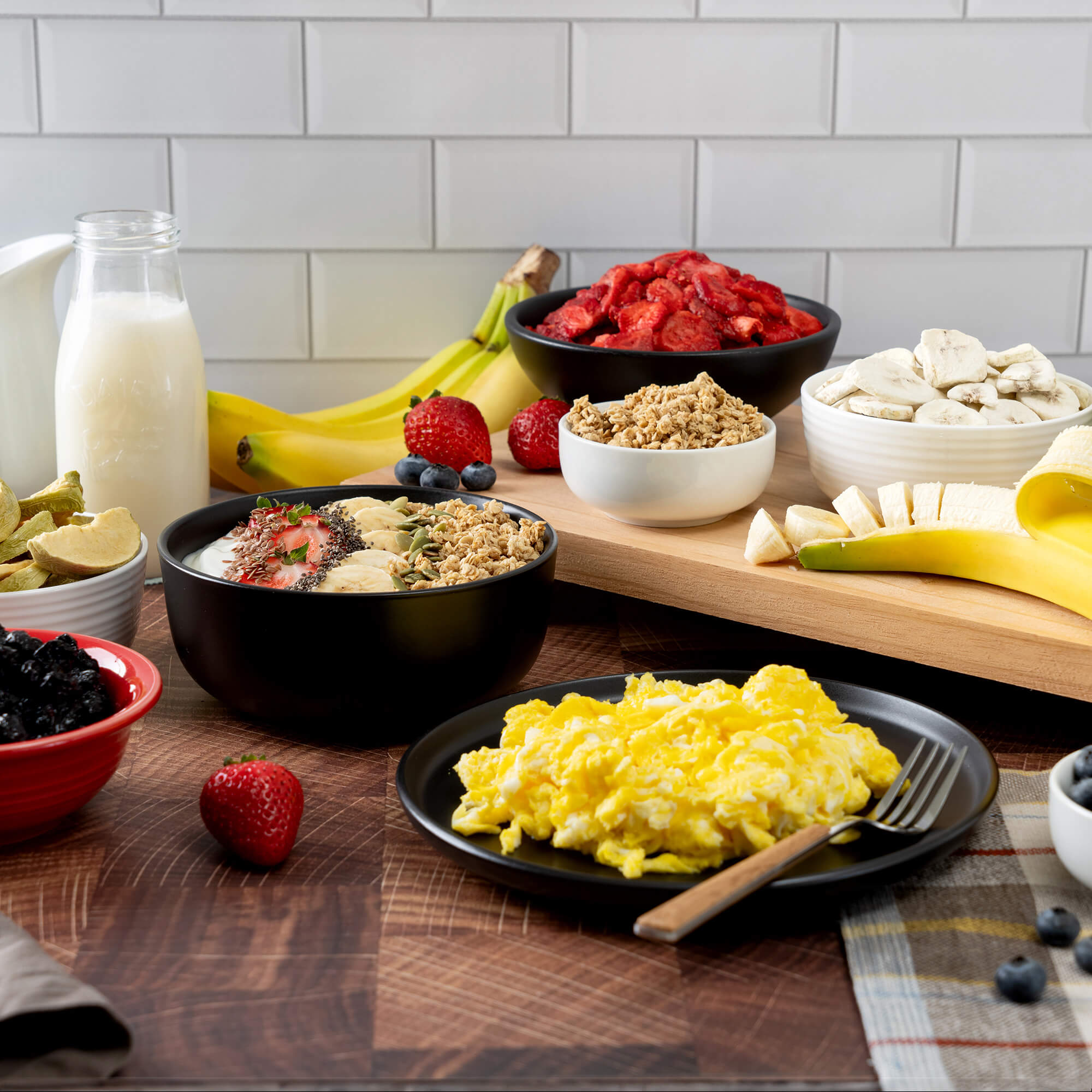 120 Servings Breakfast Bucket