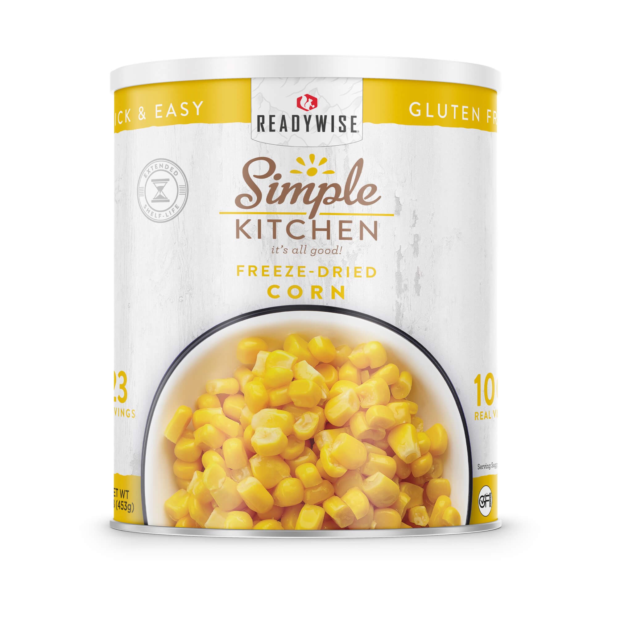 Freeze-Dried Corn - 23 Servings #10 Can