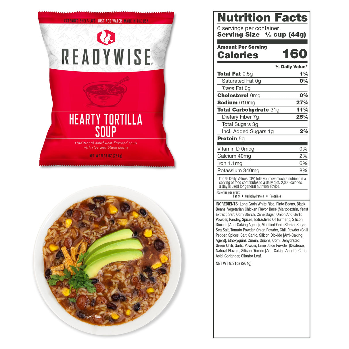 84 Servings Gluten Free Grab and Go Bucket