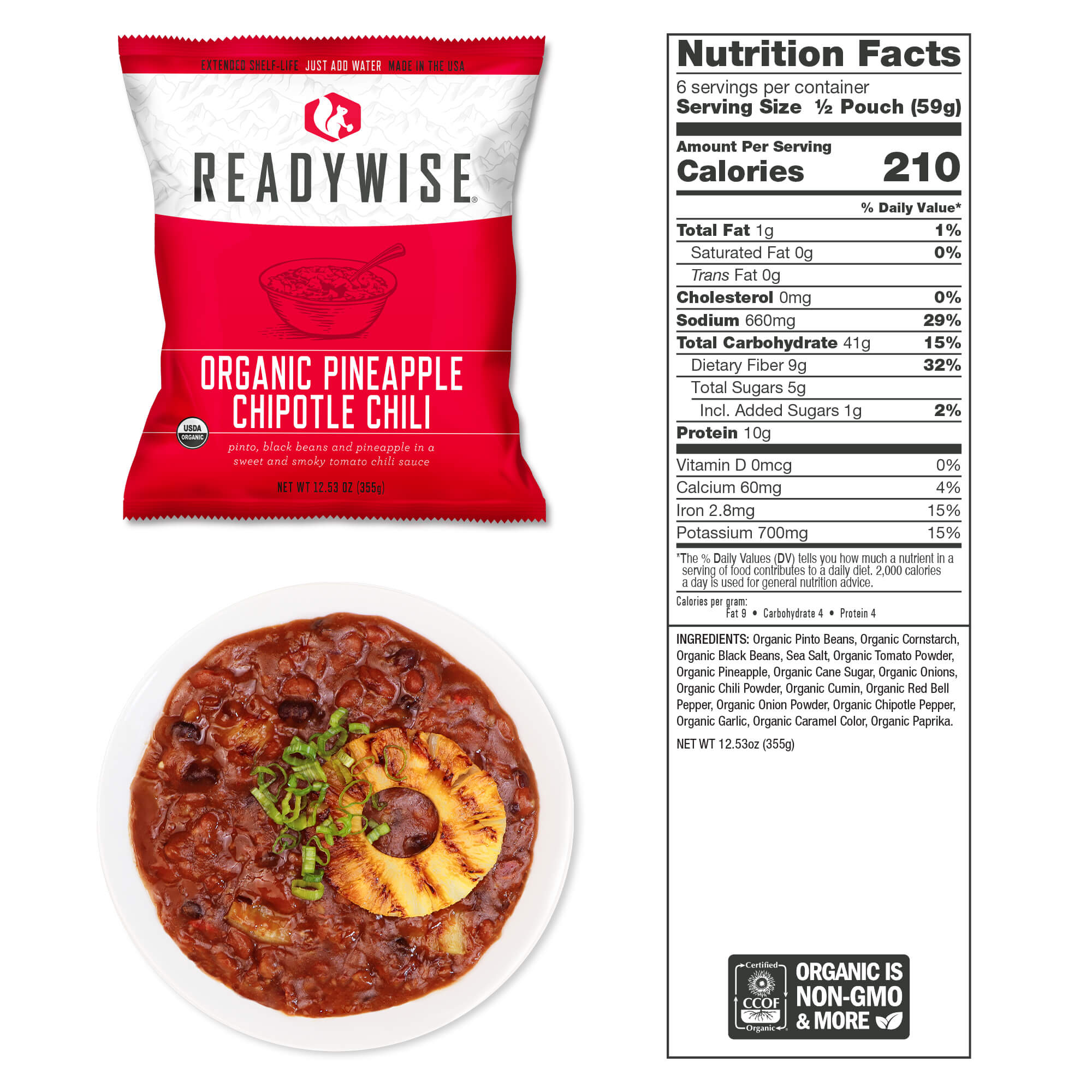 90 Servings Organic Bucket