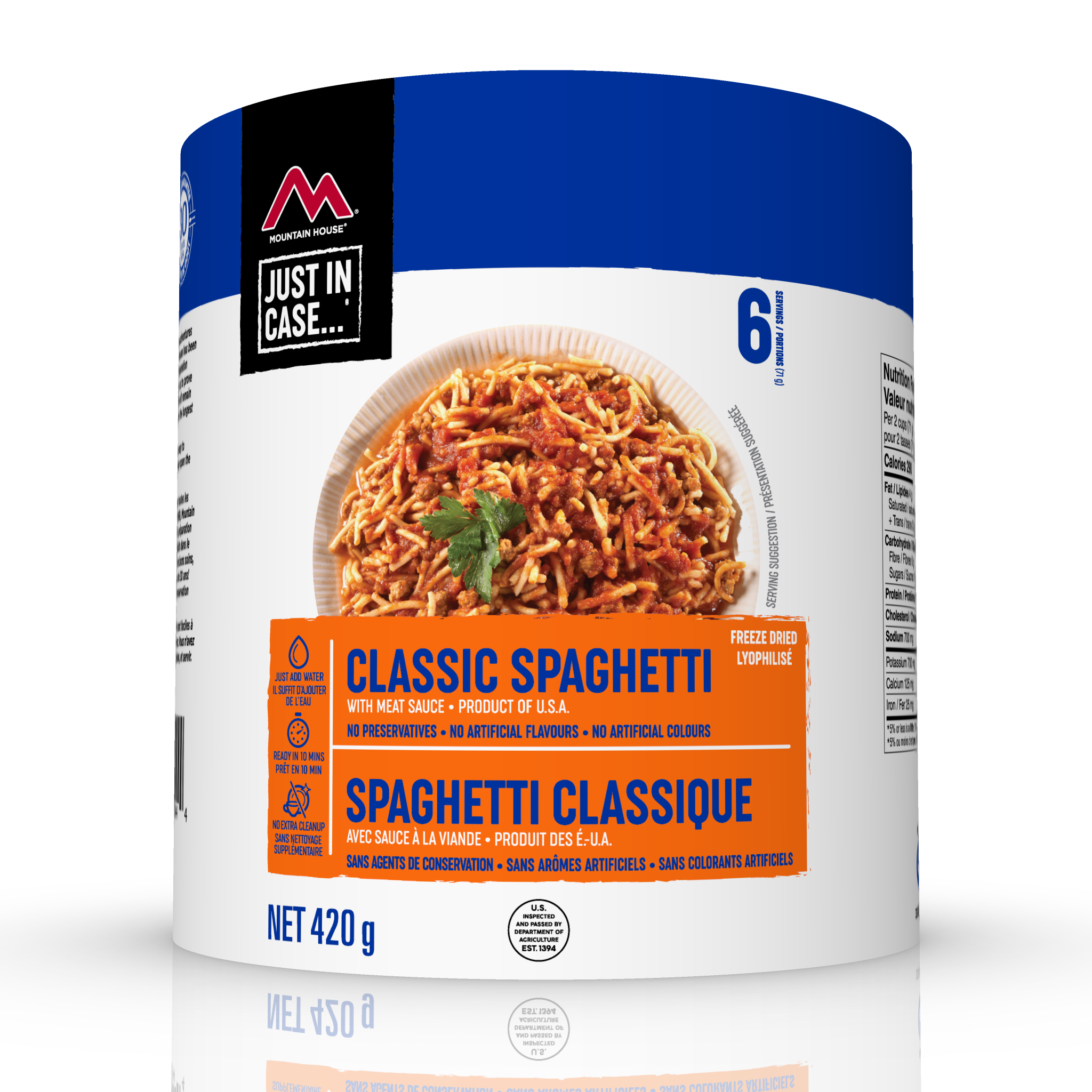 Mountain House Spaghetti with Meat Sauce #10 Can