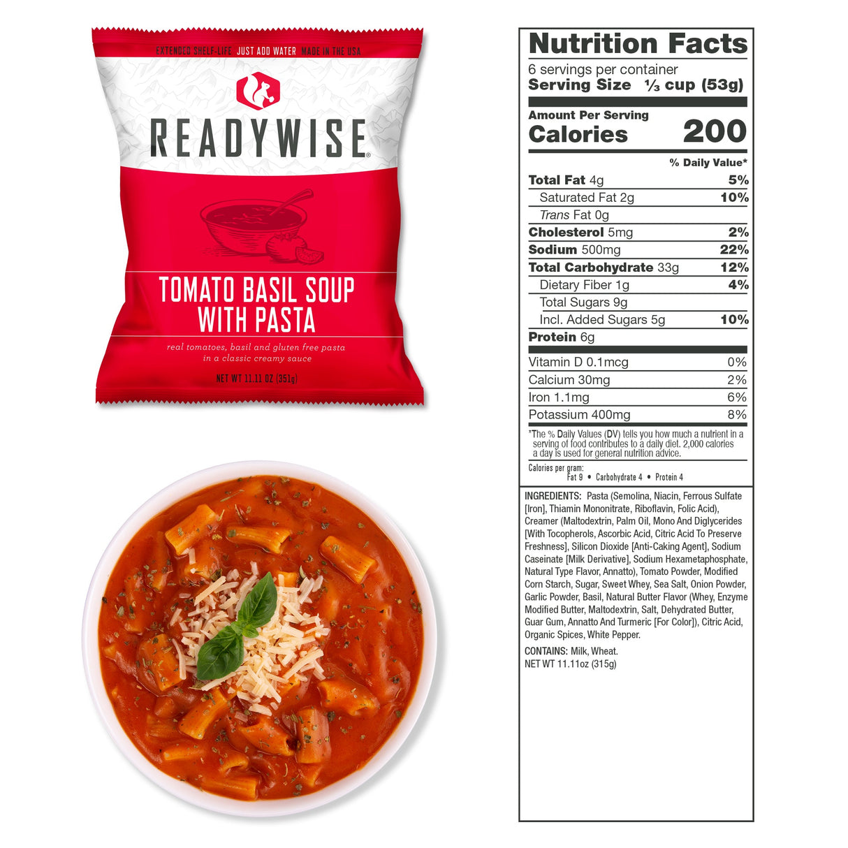 1440 Servings Package of Long Term Emergency Food Supply