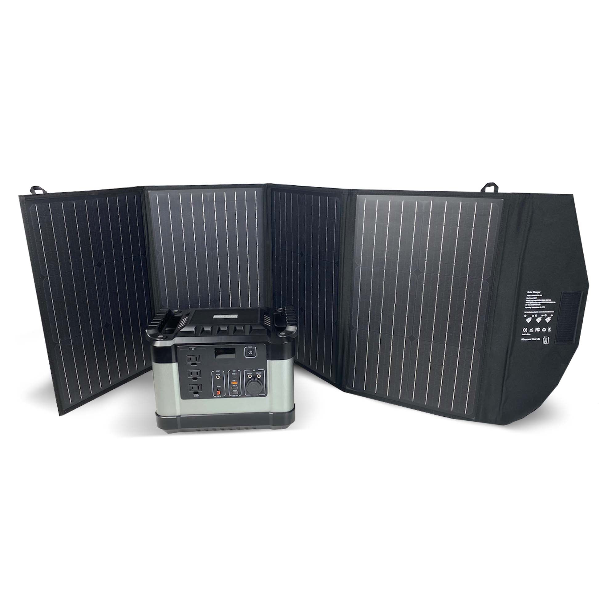 Solar & Electric Powered Generator (SOLAR PANNEL INCLUDED)