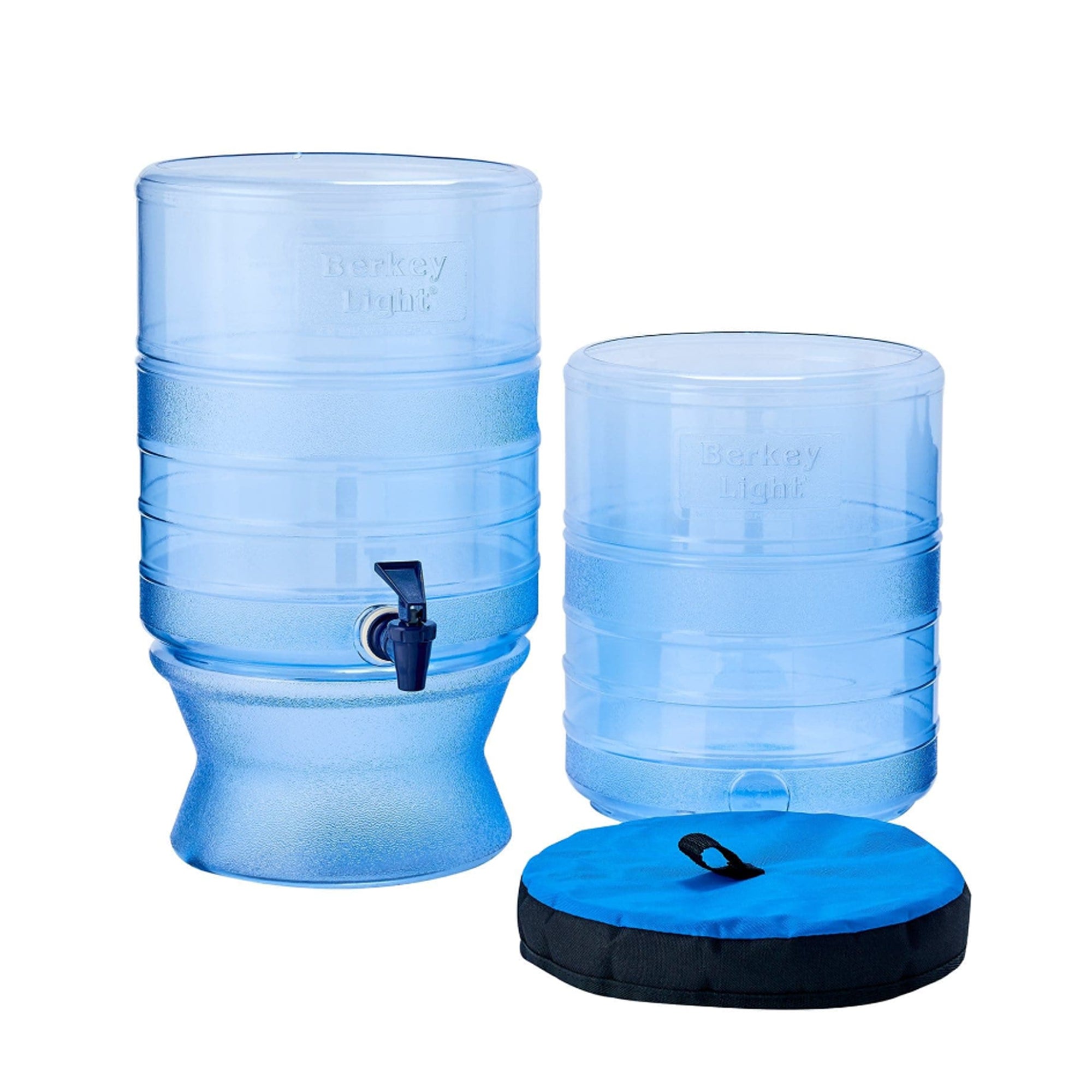 Empty Berkey Light ® System with Base (NO LED) - 2.75 Gallons WITHOUT Black Elements (NO FILTERS INCLUDED)