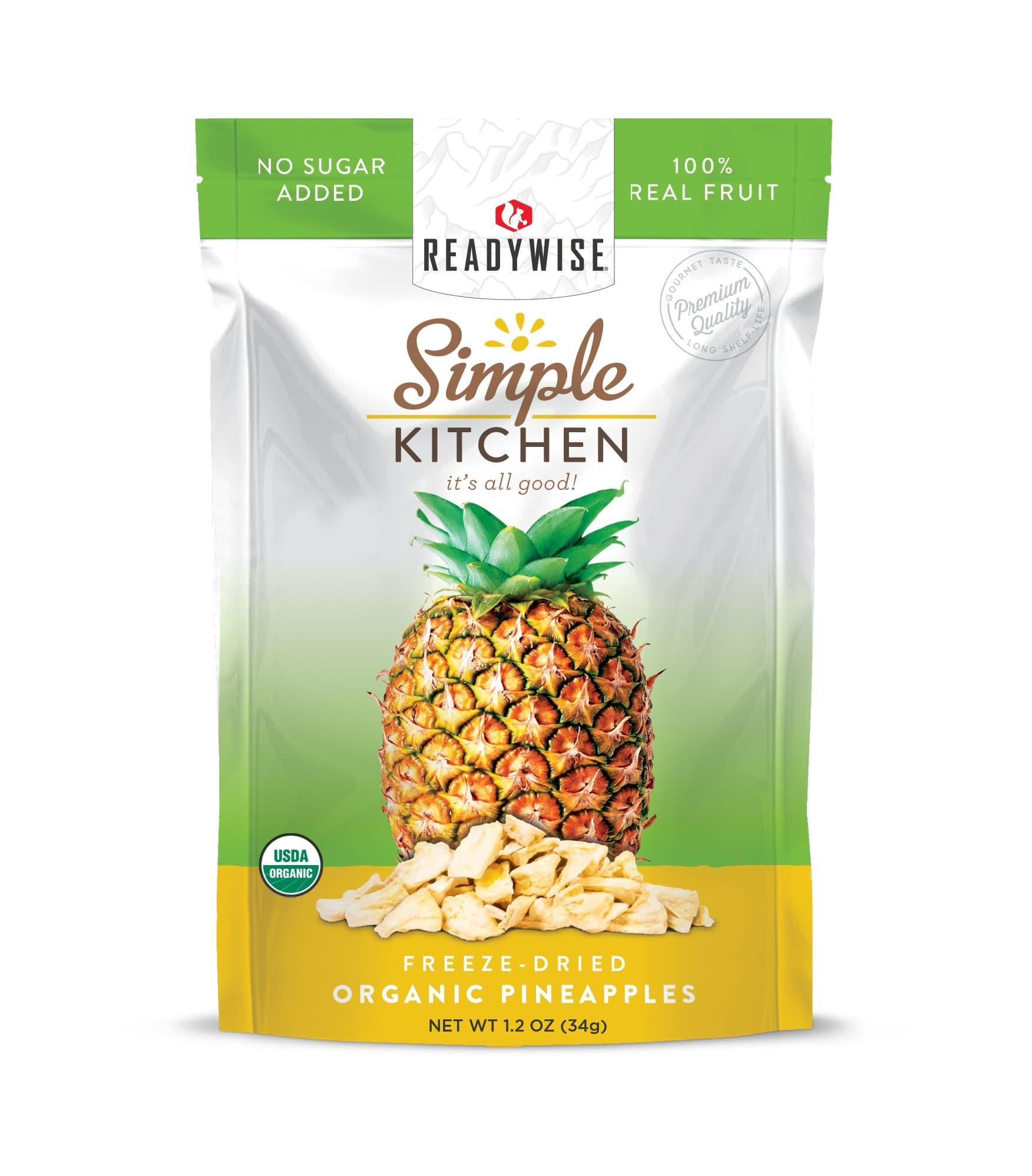 Simple Kitchen Organic Freeze Dried Pineapples - 6 Pack