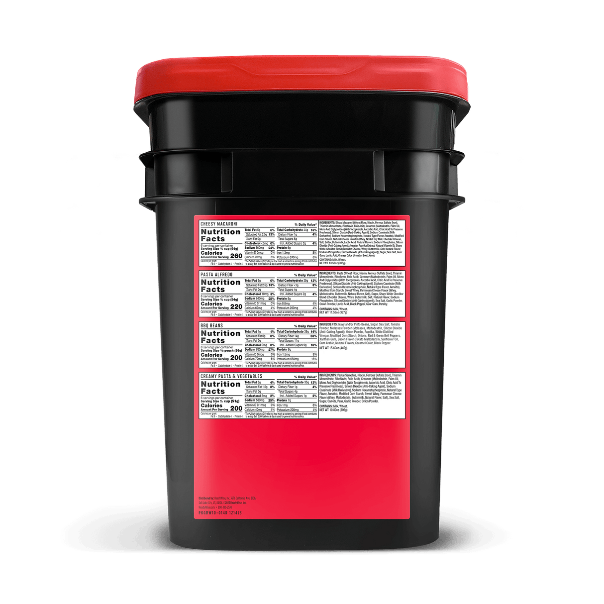 14 Day Emergency Food Bucket - NEW!