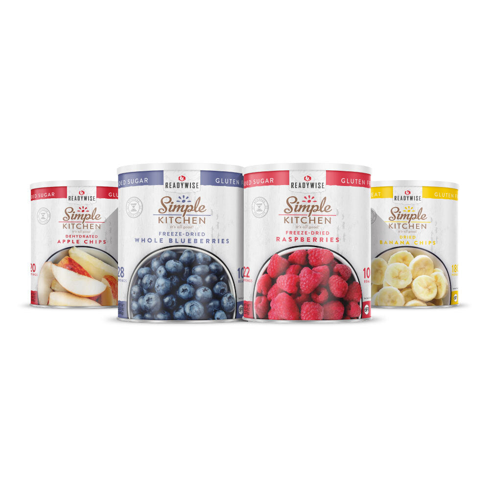 Bananas, Apples, Blueberries, Raspberries Bundle