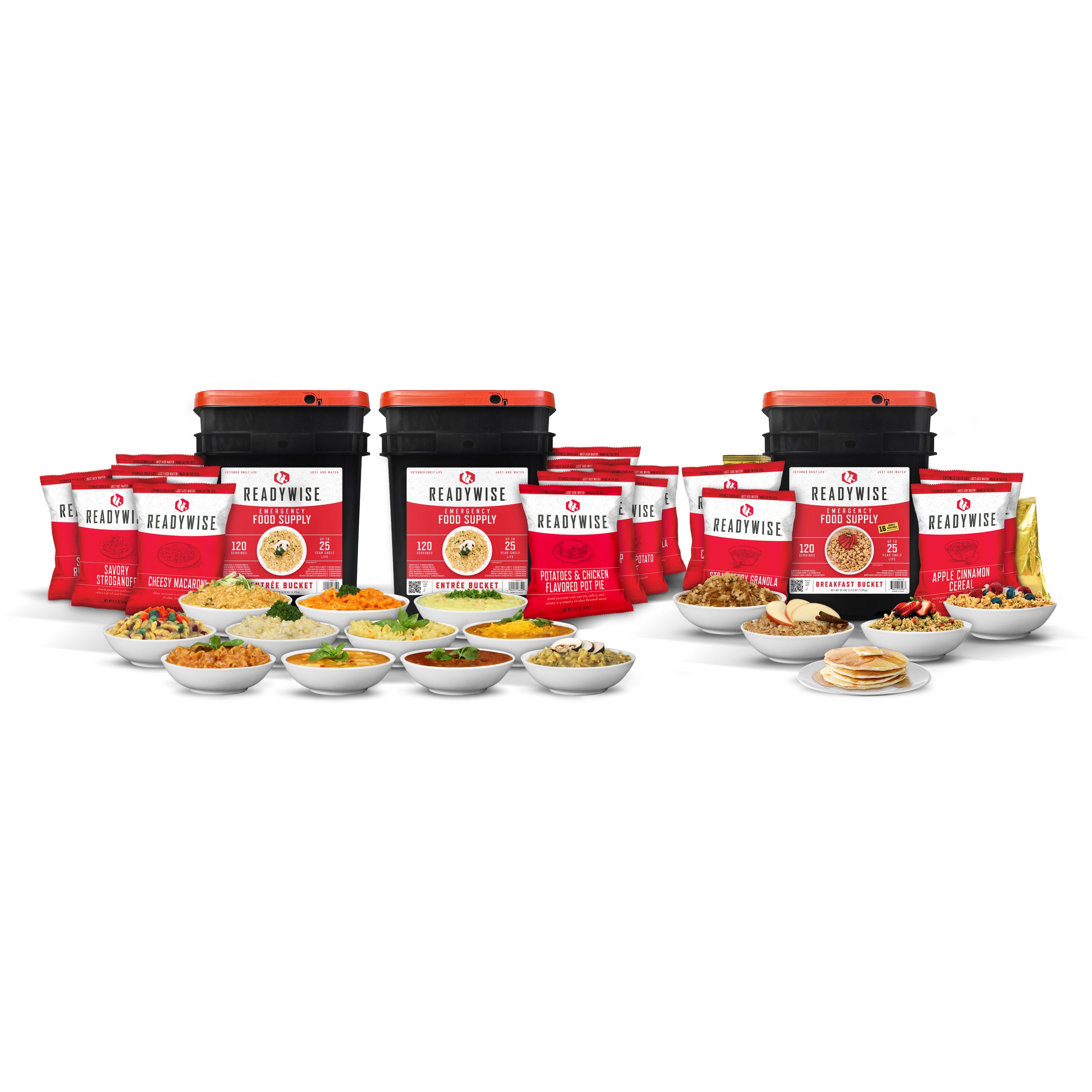 360 Servings of ReadyWise Emergency Survival Food Storage