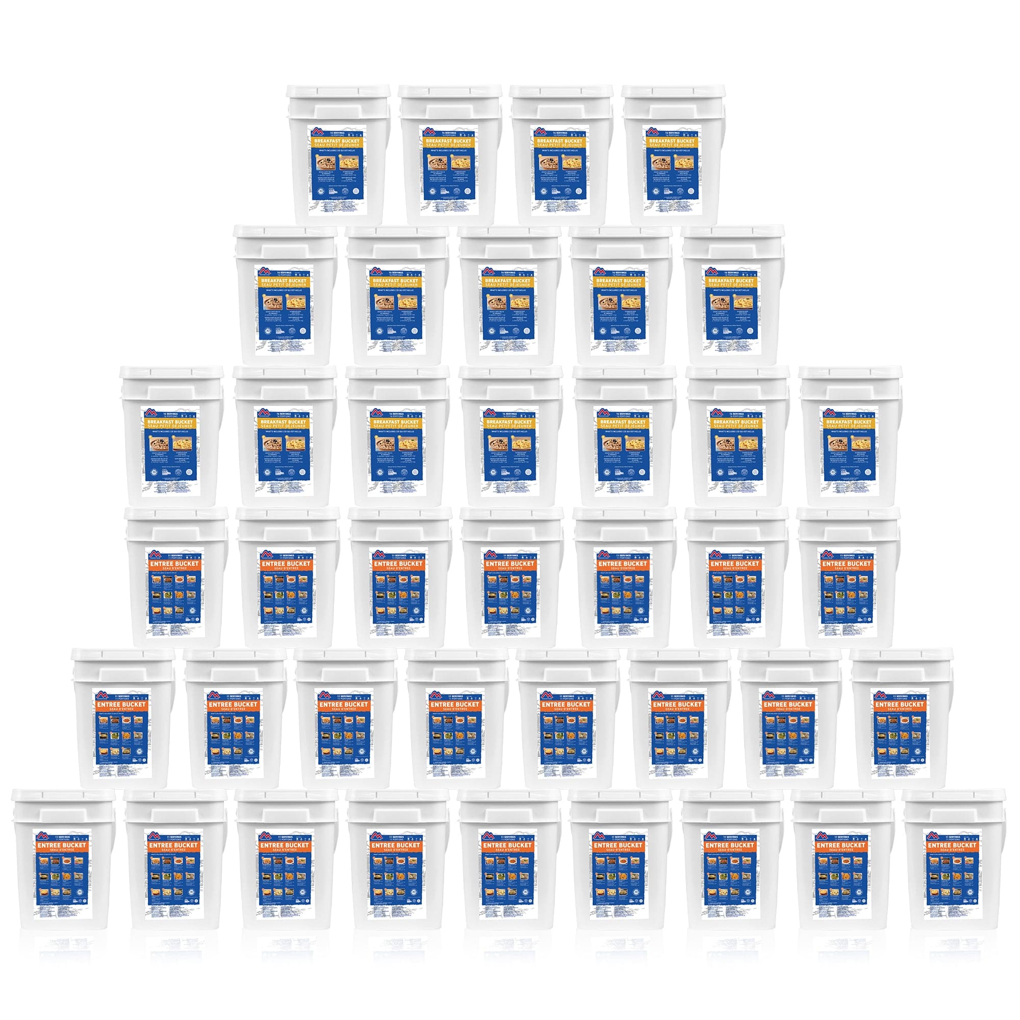 6 Month Breakfast and Entree Assortment Meal Bucket (Mountain House®)