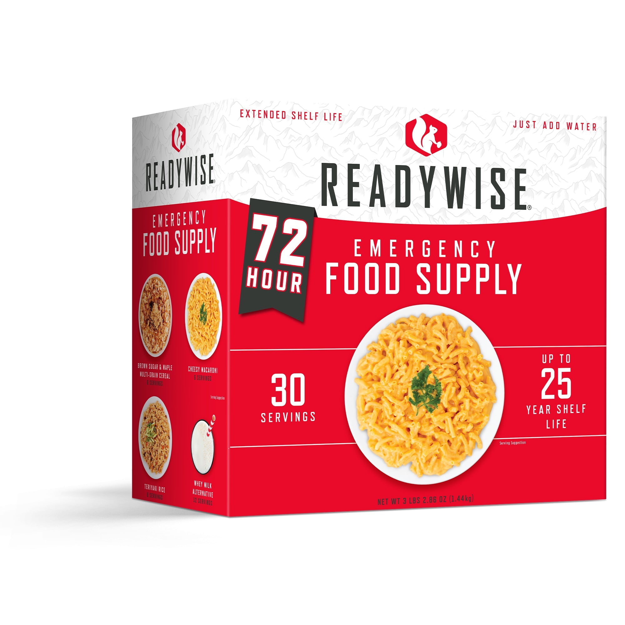 72 Hour Emergency Food and Drink Supply - 30 Servings