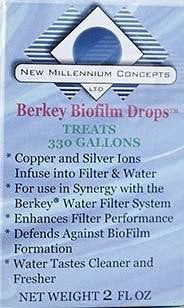 Berkey BioFilm Drops - Extend The Shelf Life of Water