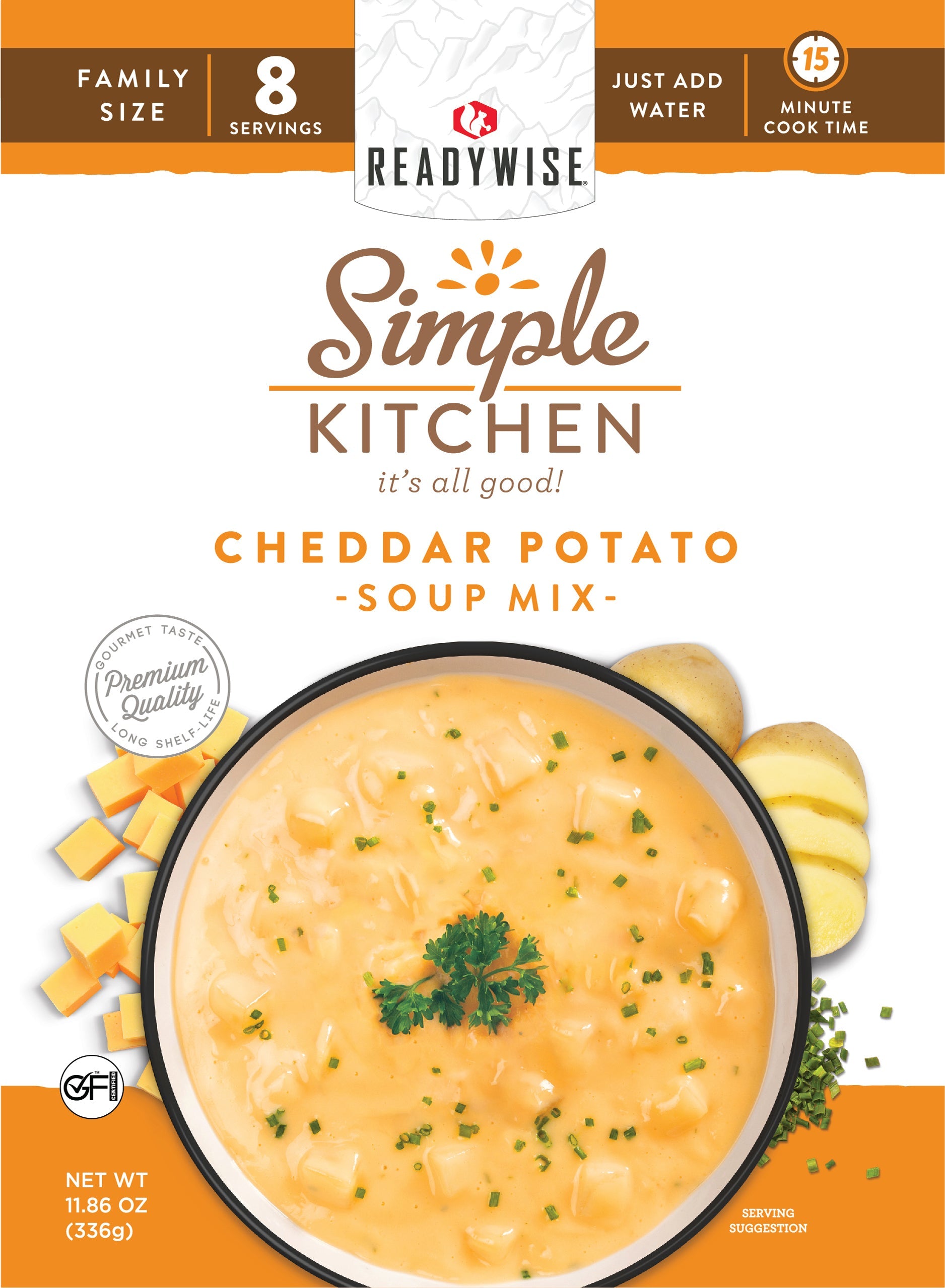 CHEDDAR POTATO - Soup Mix - 6 Ct Case - 8 Servings