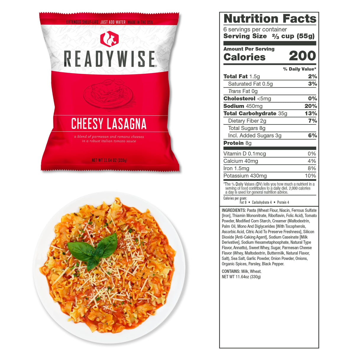 240 Servings Package of Long Term Emergency Food Supply