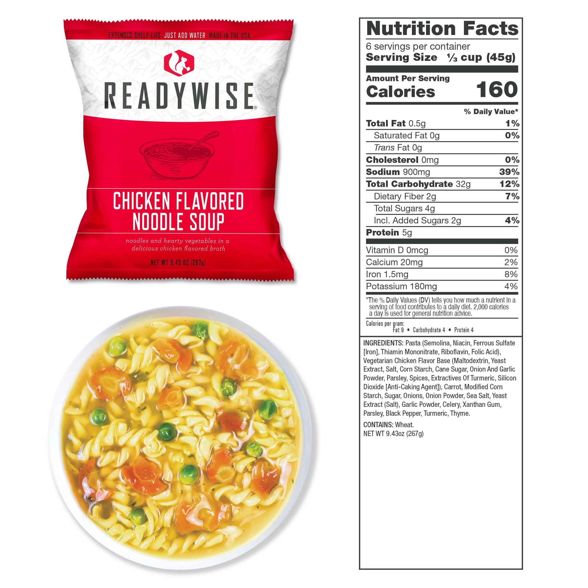 360 Servings of ReadyWise Emergency Survival Food Storage