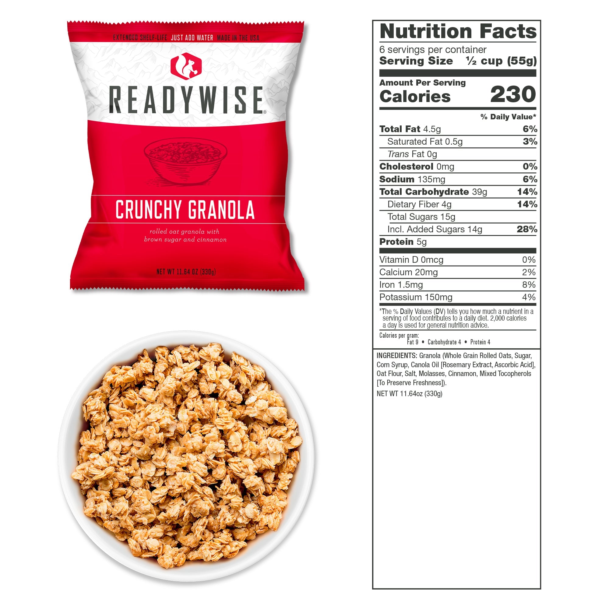 360 Servings of ReadyWise Emergency Survival Food Storage