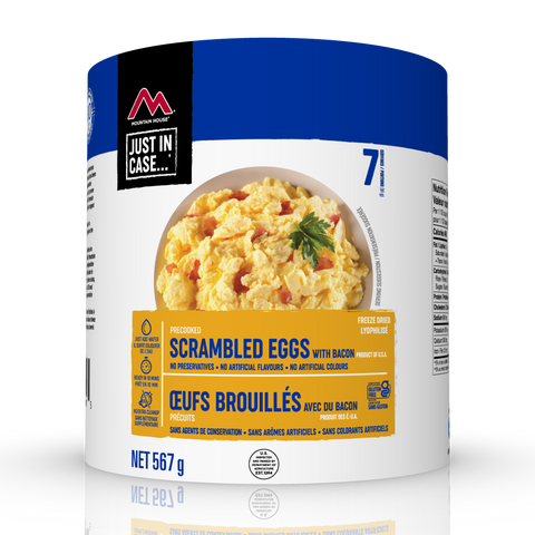 Mountain House Scrambled Eggs with Bacon #10 Can [EARLY EXPIRY]