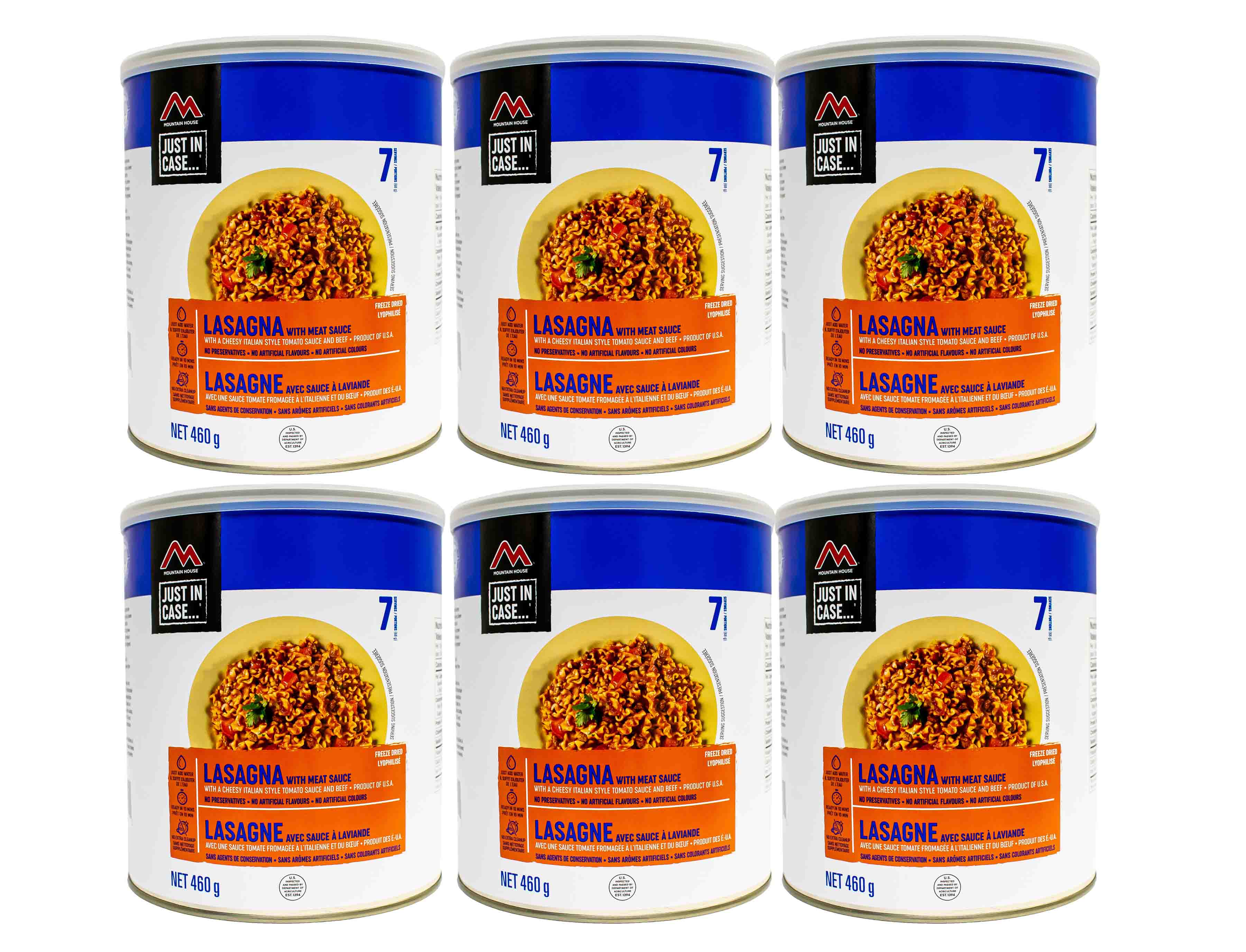 Lasagna with Meat Sauce #10 Can Package - 6 cans (Mountain House®)