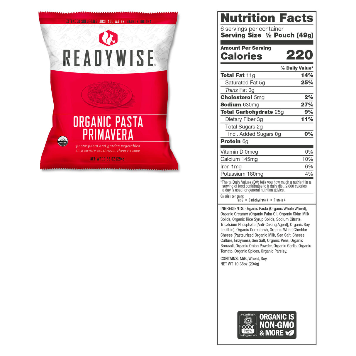90 Servings Organic Bucket