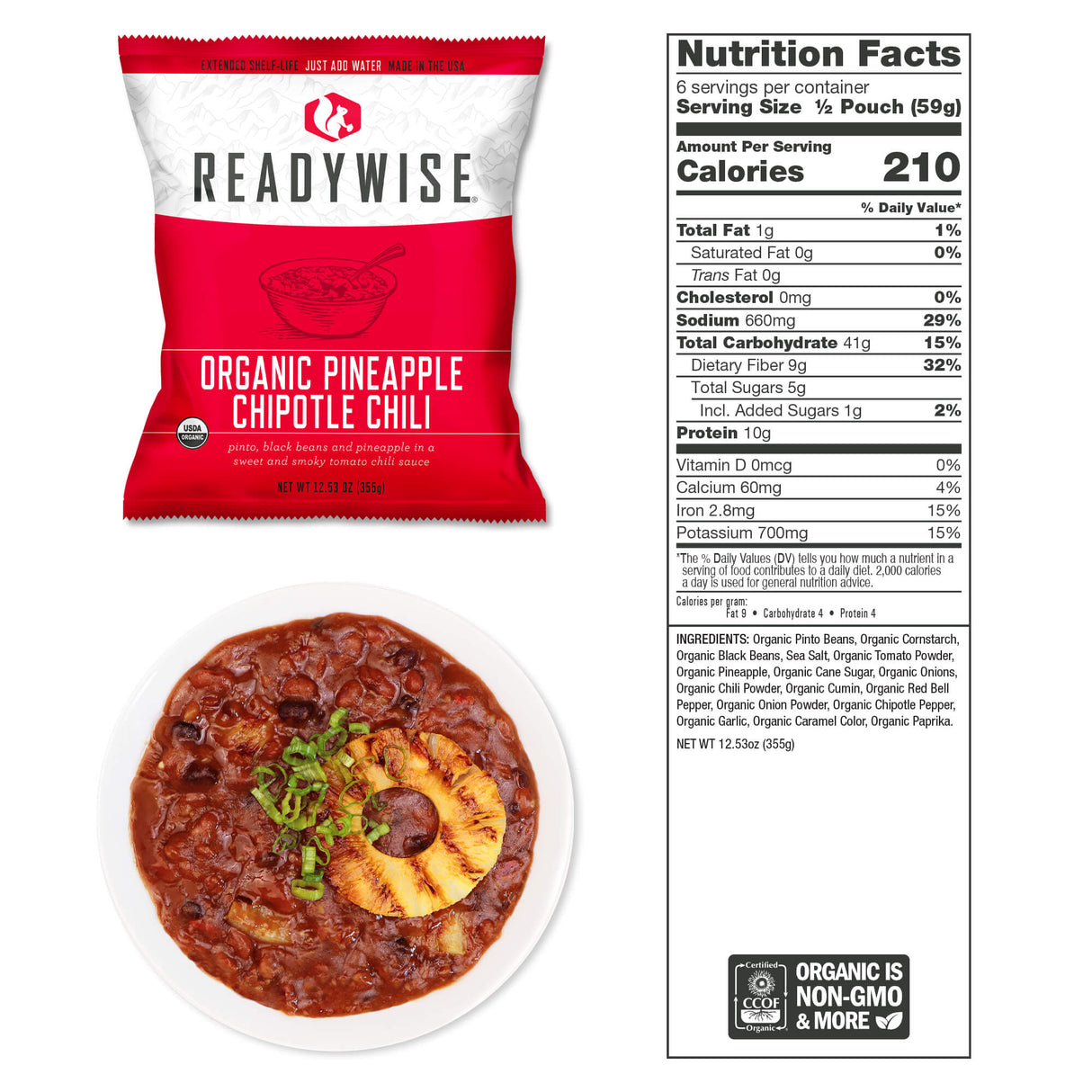 90 Servings Organic Bucket