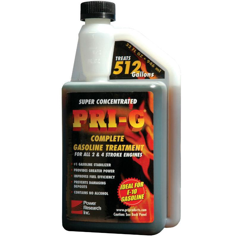 PRI Fuel Stabilizer PRI-G Gasoline and PRI-D Diesel Treatment 32 oz (Treats 512 Gallons)