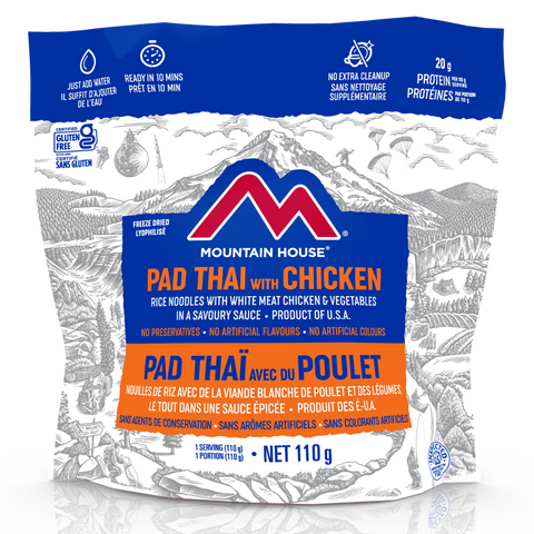 Mountain House Pad Thai with Chicken Pouch (Gluten Free) - One Serving