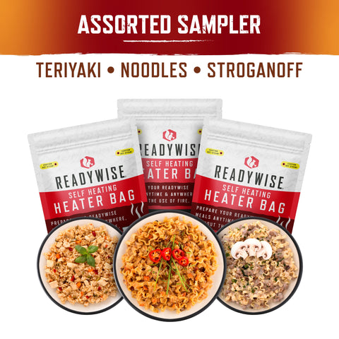 Self Heating Assorted Meal Sampler