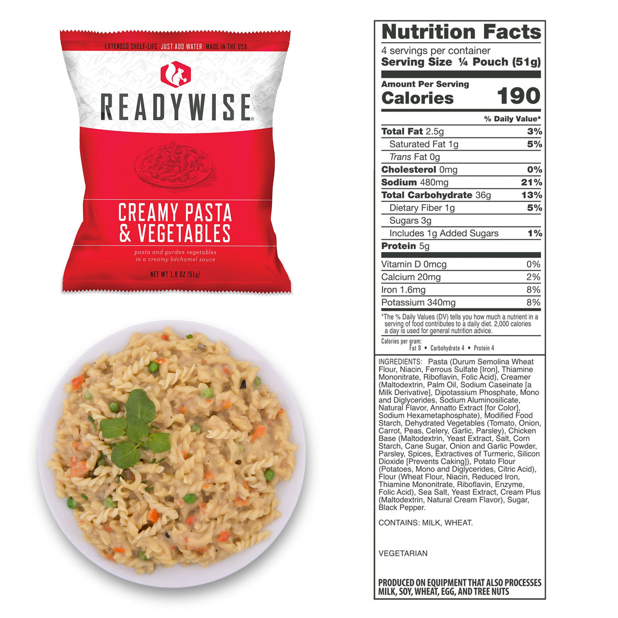 1080 Servings Package of Long Term Emergency Food Supply