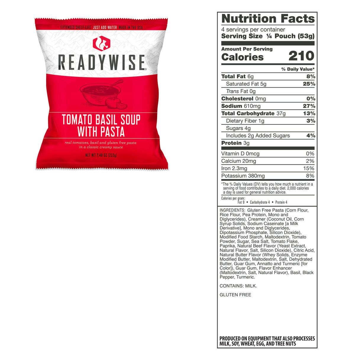 1080 Servings Package of Long Term Emergency Food Supply
