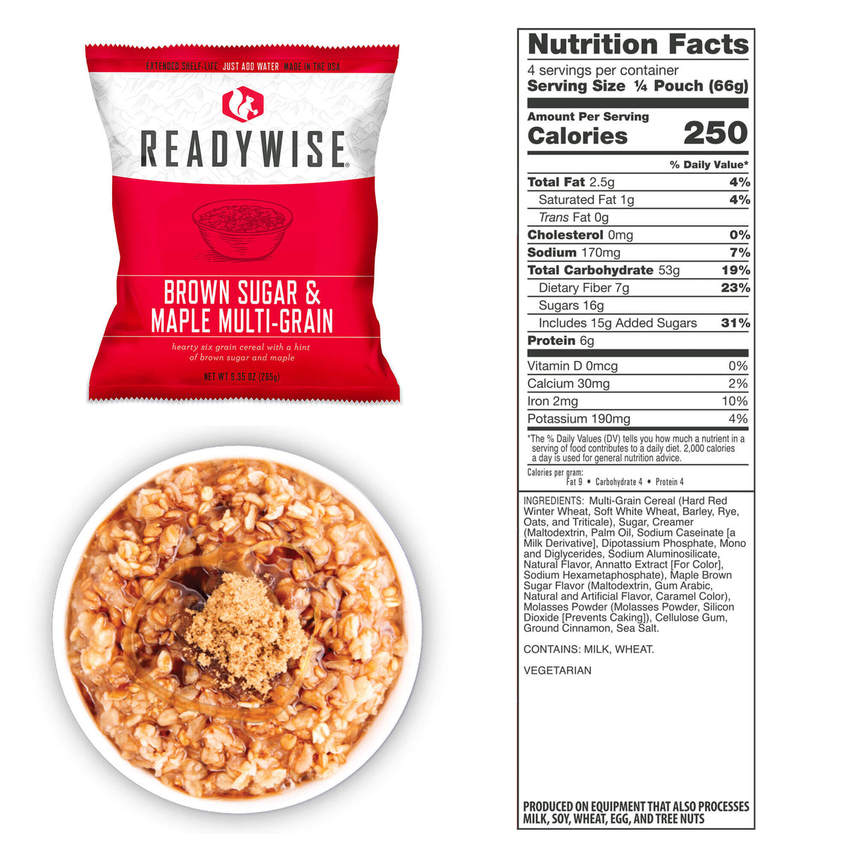 72 Hour Emergency Food Supply Kit