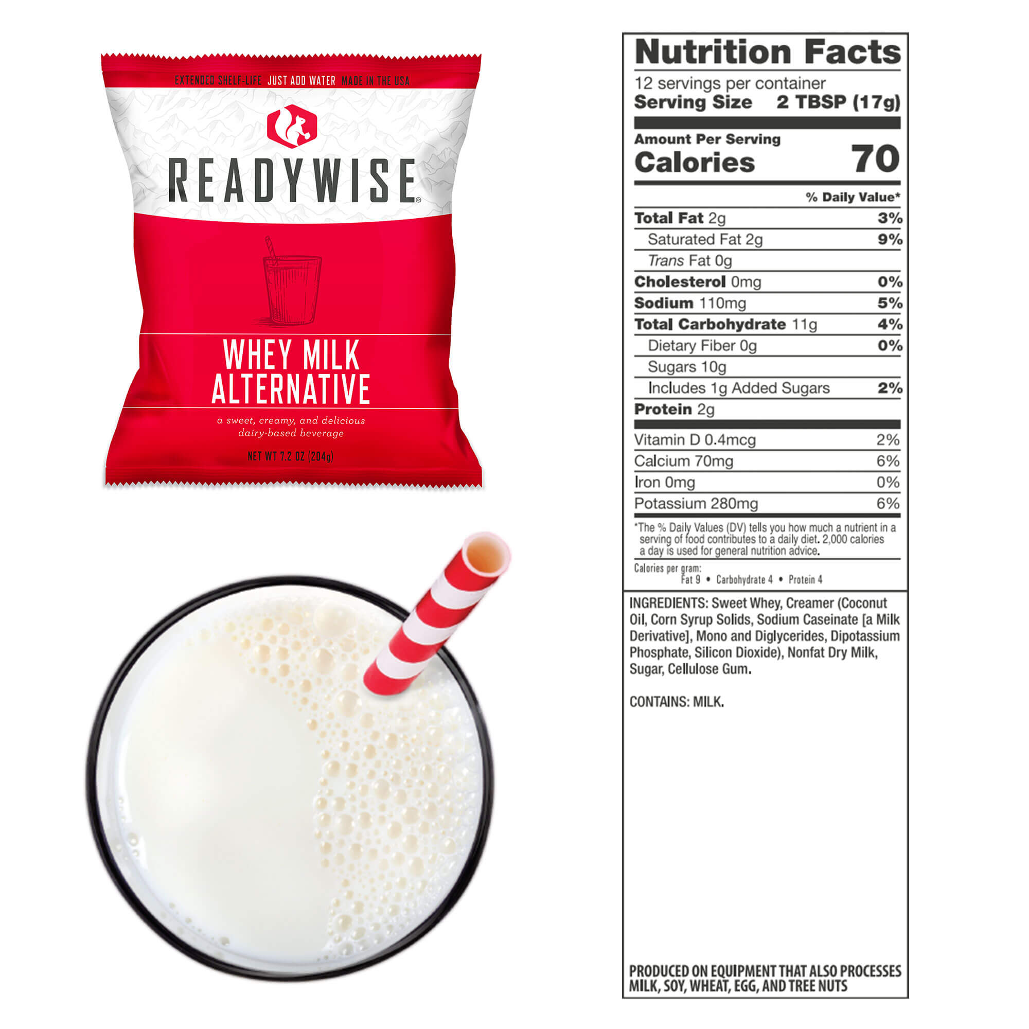 240 Servings Whey Milk Bucket