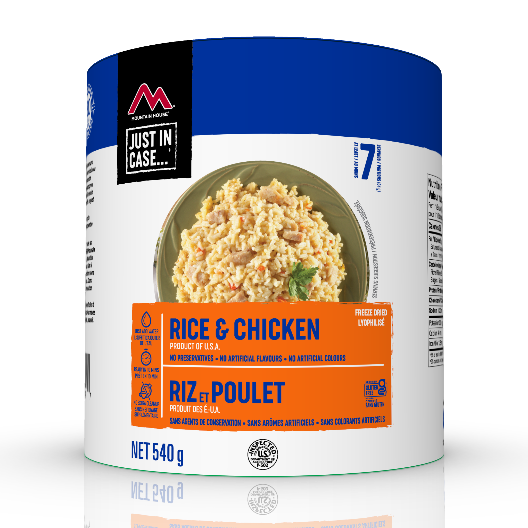 Mountain House Rice and Chicken (Gluten Free) #10 Can [EARLY EXPIRY]