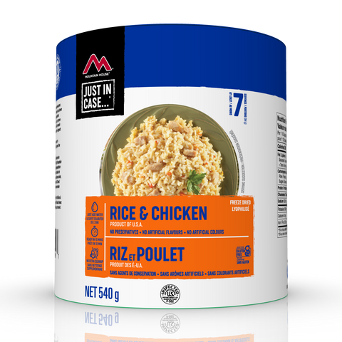 Mountain House Rice and Chicken (Gluten Free) #10 Can [EARLY EXPIRY]