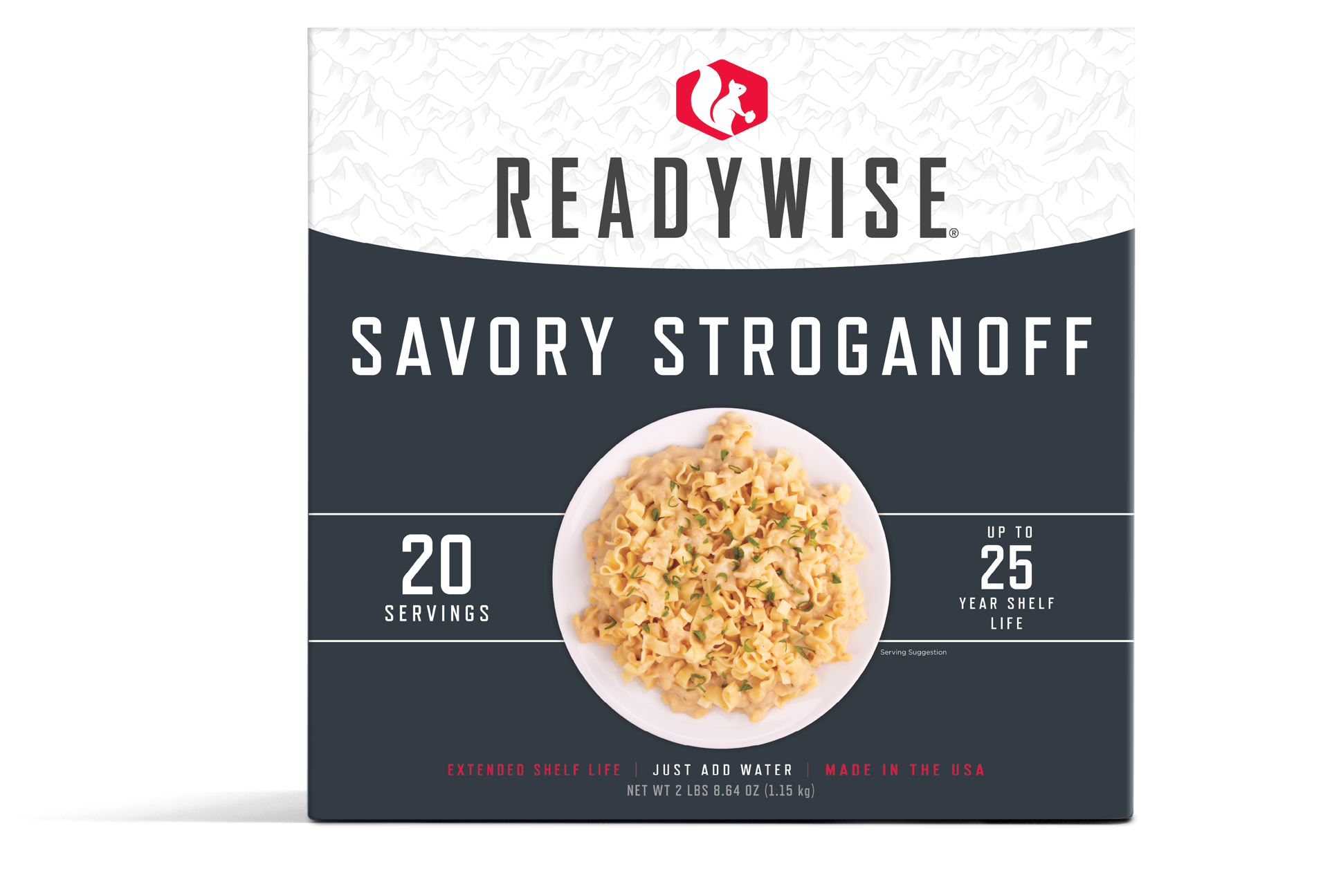 Emergency Food Favorite - Savory Stroganoff (5 x 4 Serving Pouches)