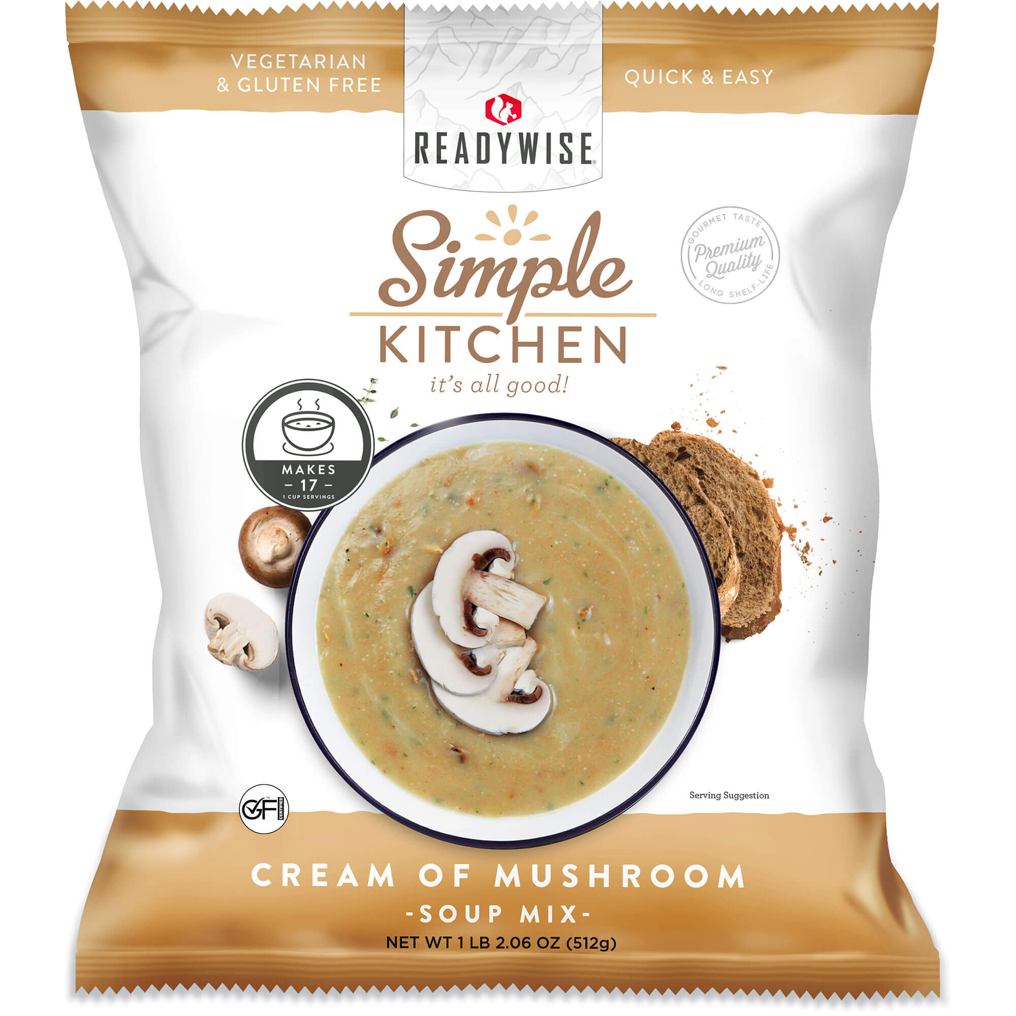 Cream of Mushroom Soup Mix - 17 Servings per Pouch