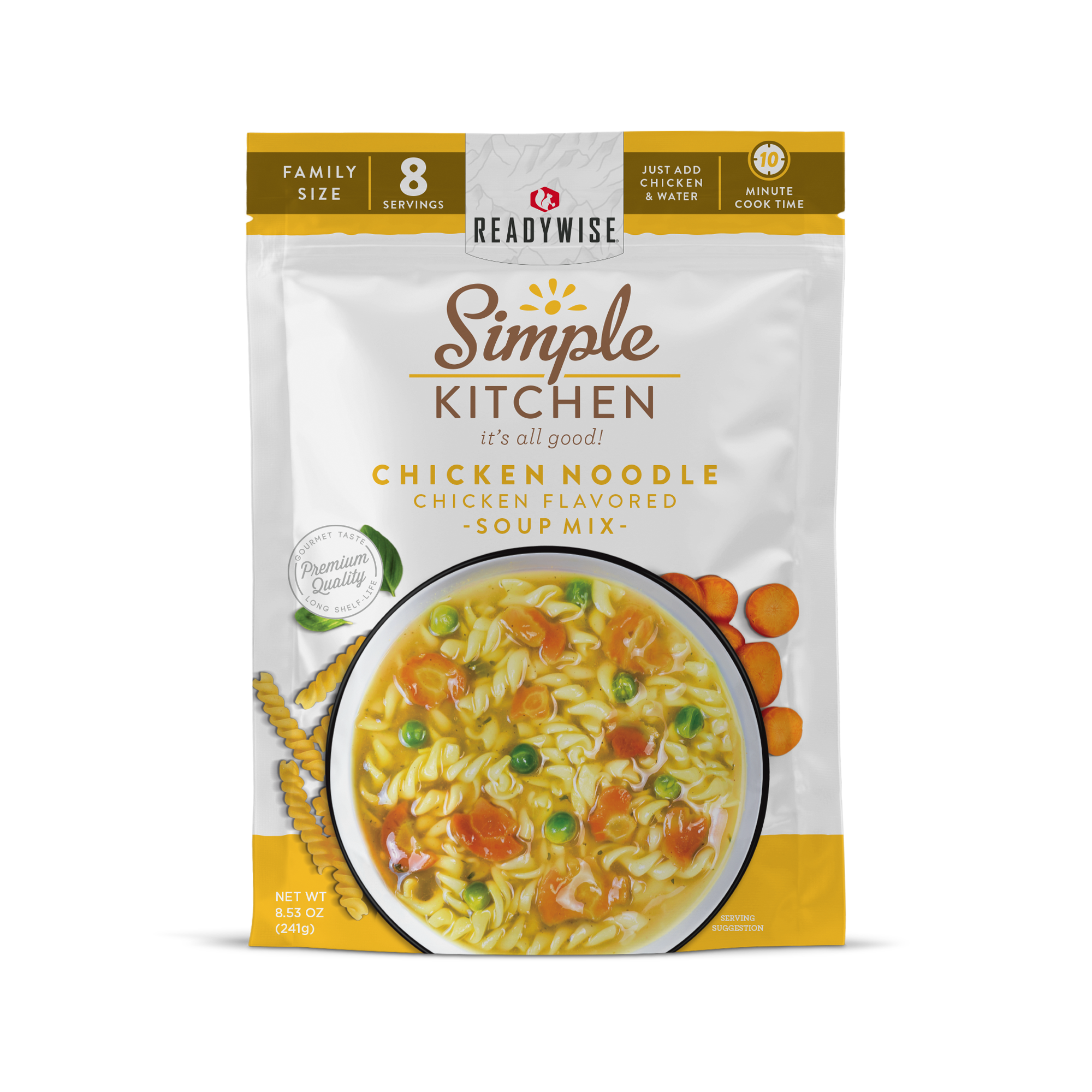 Simple Kitchen Soup Favorites Variety Pack (4 count, 8-Servings per Pouch)