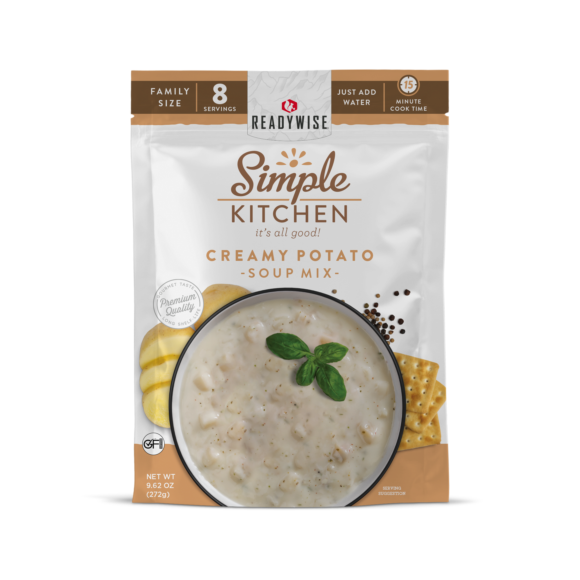 Simple Kitchen Soup Favorites Variety Pack (4 count, 8-Servings per Pouch)