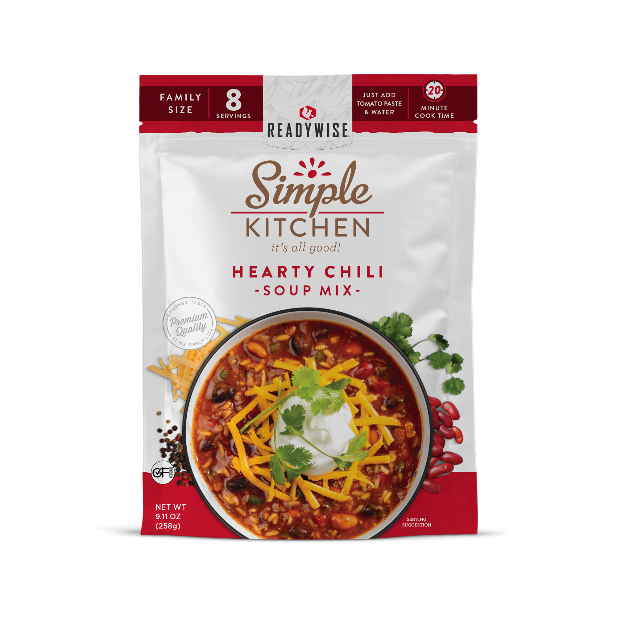 Simple Kitchen Soup Sampler Variety Pack (8 count, 8-Servings per Pouch)