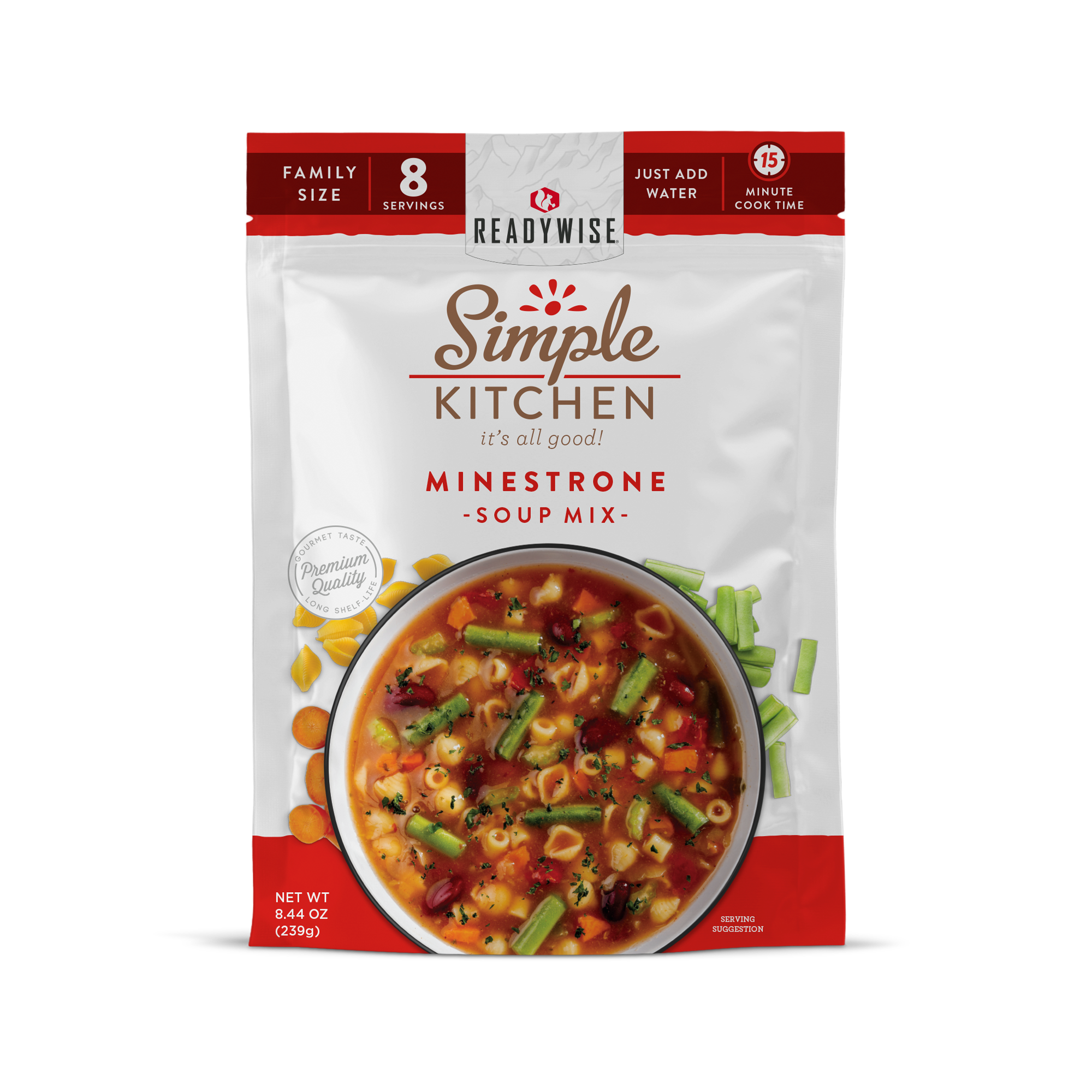 Simple Kitchen Soup Sampler Variety Pack (8 count, 8-Servings per Pouch)