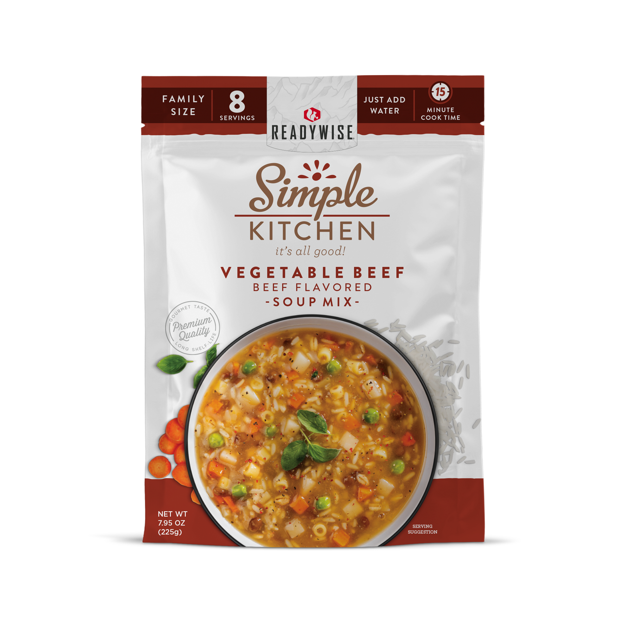 Simple Kitchen Soup Sampler Variety Pack (8 count, 8-Servings per Pouch)