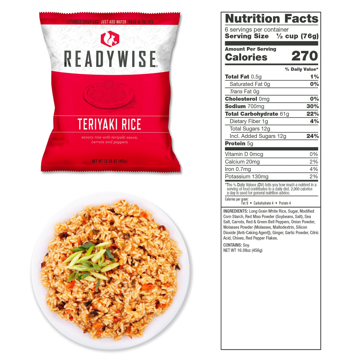 84 Servings Gluten Free Grab and Go Bucket