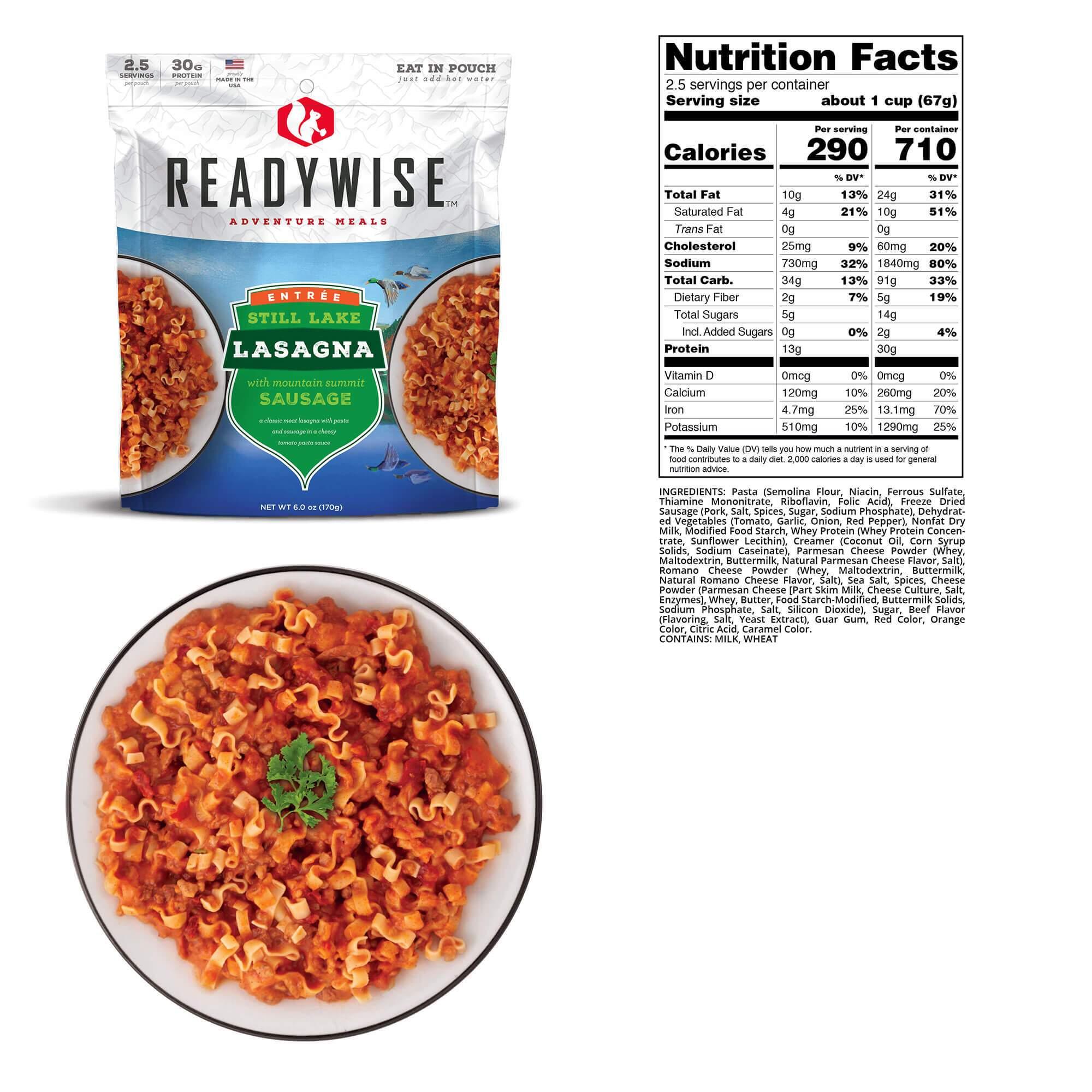 American Red Cross 2 Day Ready to Go Meal Kit by ReadyWise