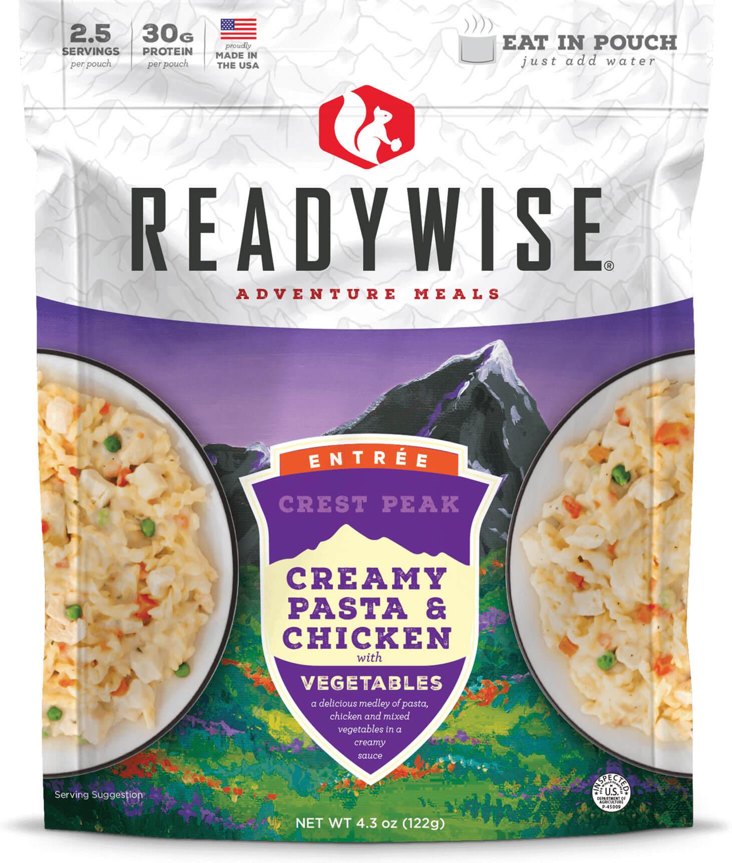 Crest Peak Creamy Pasta & Chicken - ReadyWise