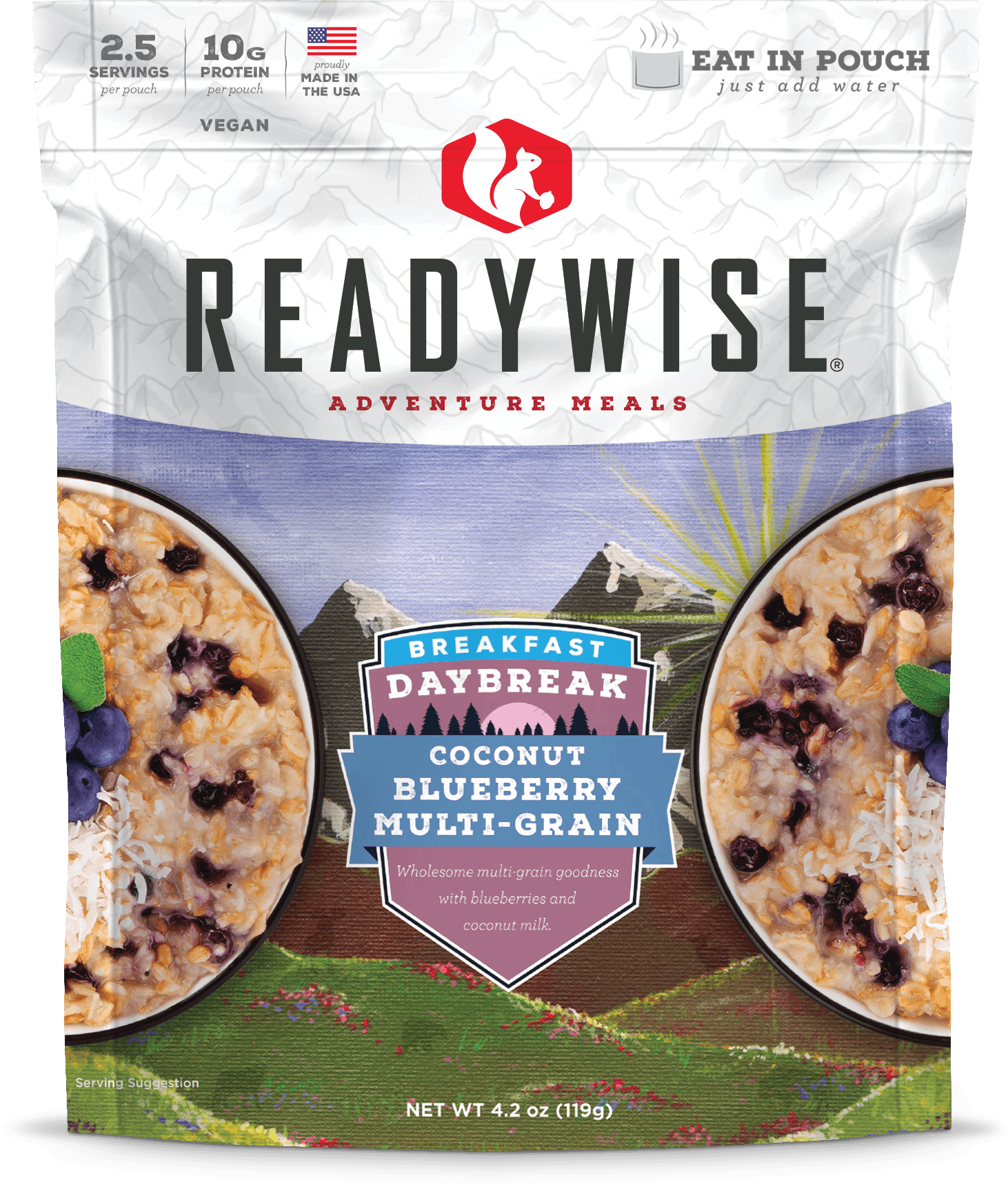 Daybreak Coconut Blueberry Multi-Grain - ReadyWise