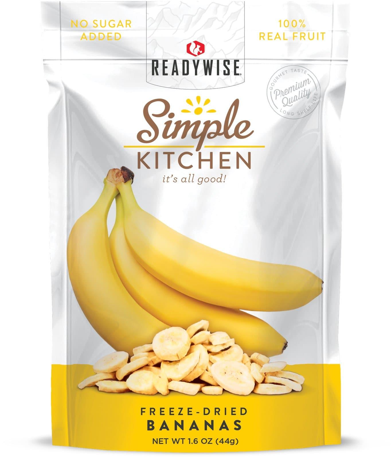 Freeze-Dried Bananas - 6 Pack