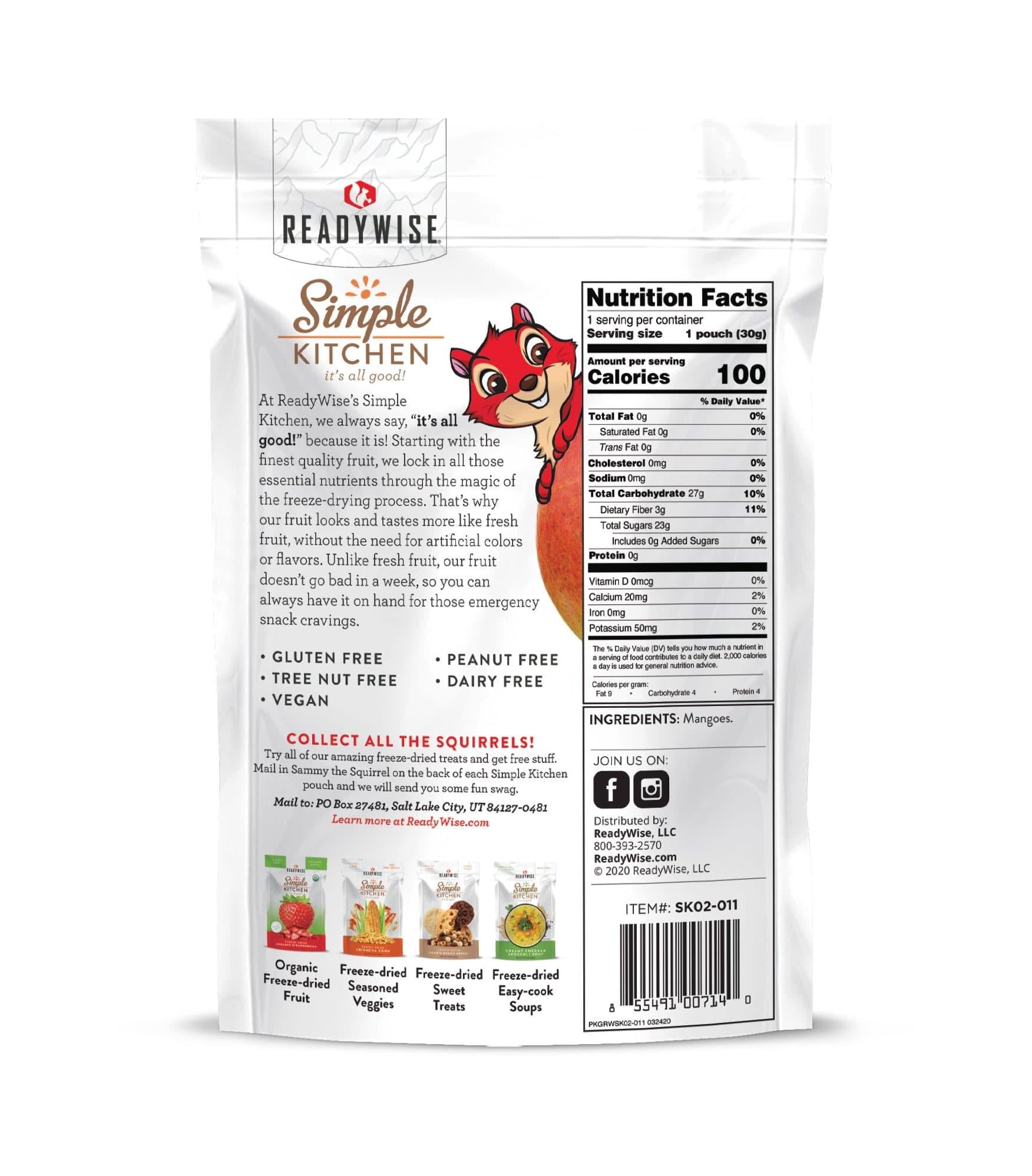 Freeze-Dried Mangoes - 6 Pack