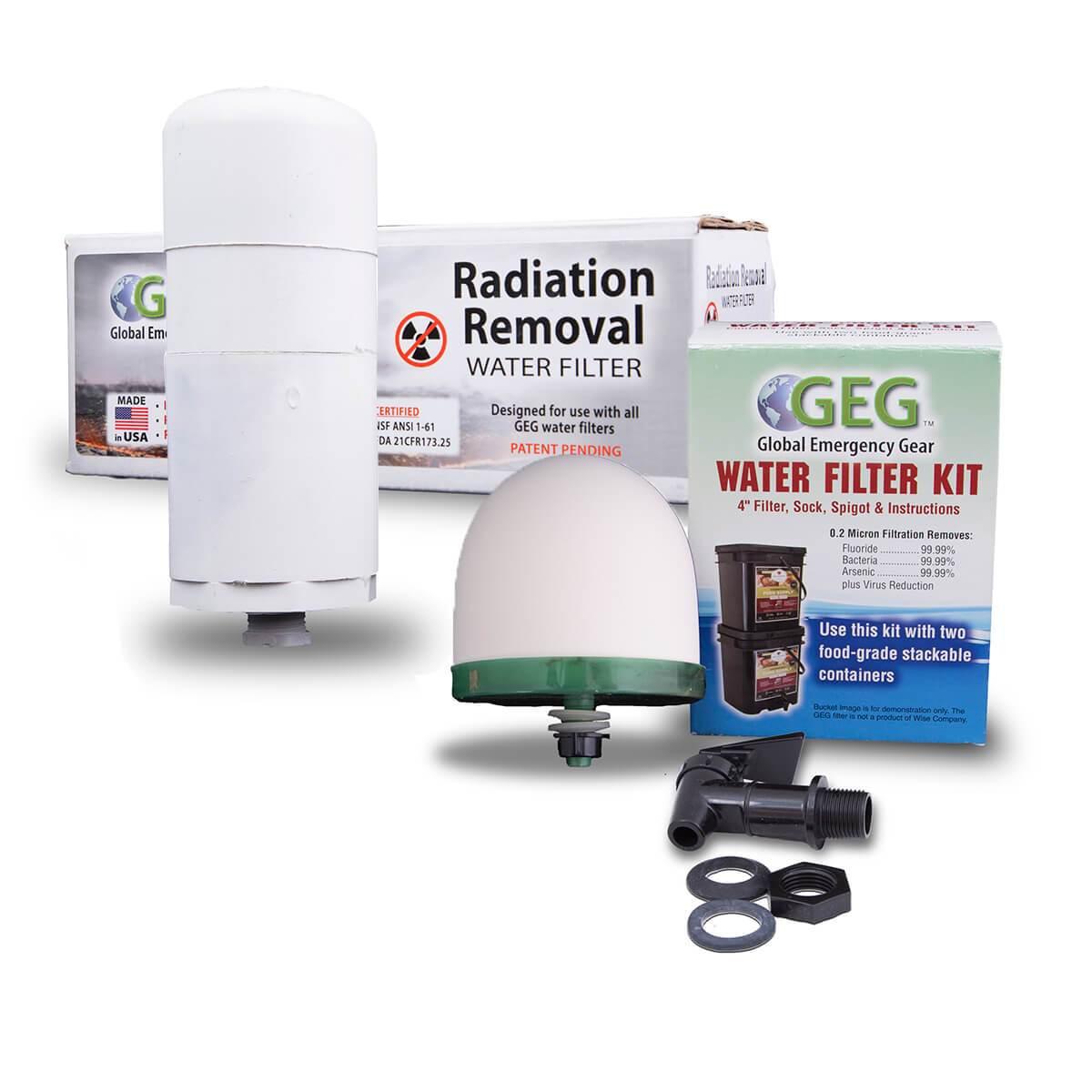 Ultimate Water Filtration Bundle for use with ReadyWise Food Buckets